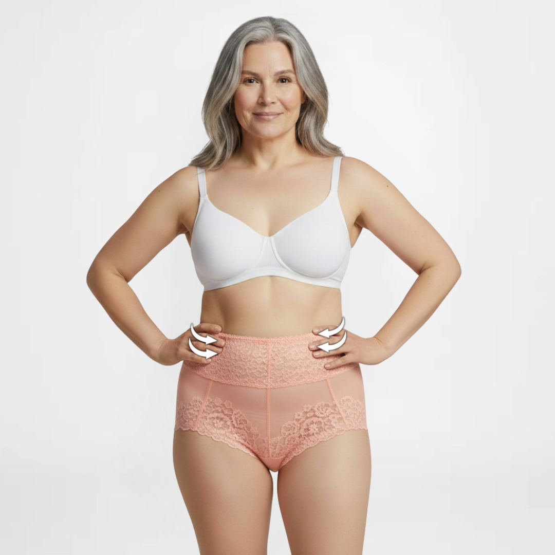 SlipEase™ | High-Waist sexy Spitzenunterwäsche | 5+5 GRATIS