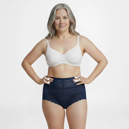 SlipEase™ | High-Waist sexy Spitzenunterwäsche | 5+5 GRATIS