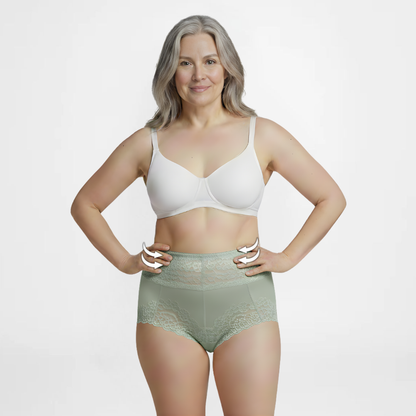 SlipEase™ | High-Waist sexy Spitzenunterwäsche | 5+5 GRATIS