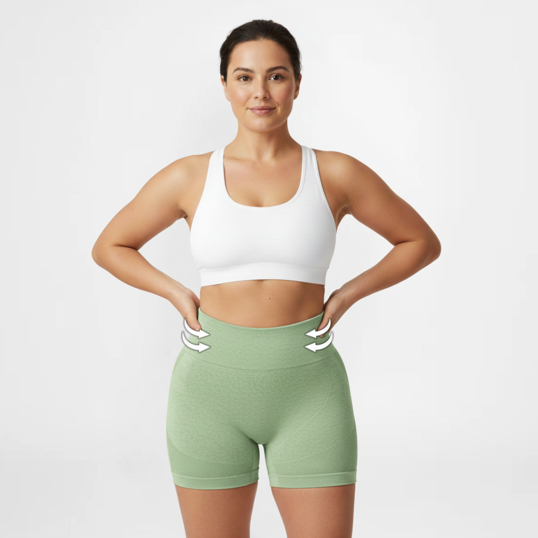 SportPro™ | Stylische High-Waist-Shorts | 1+1 GRATIS