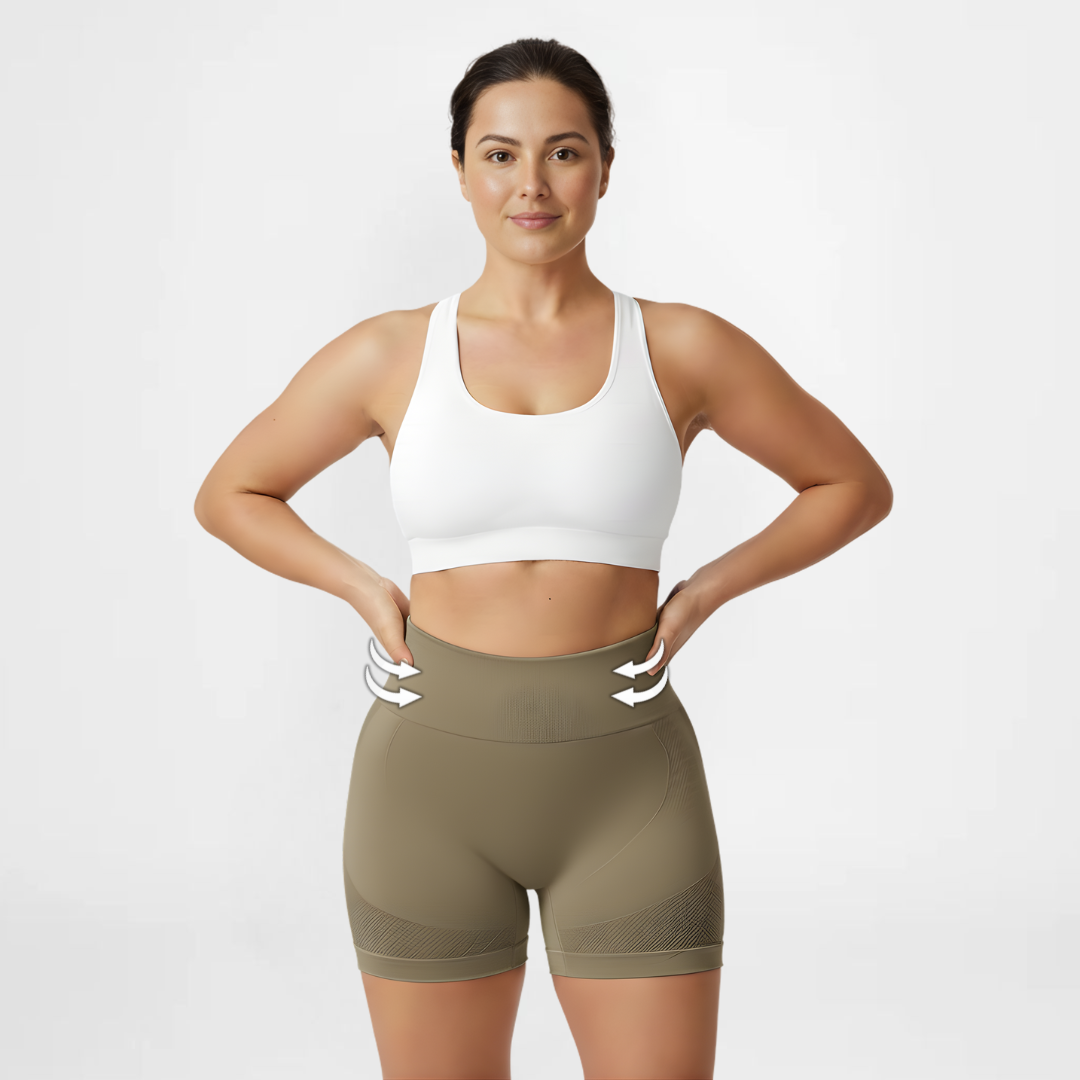 SportPro™ | Stylische High-Waist-Shorts | 1+1 GRATIS