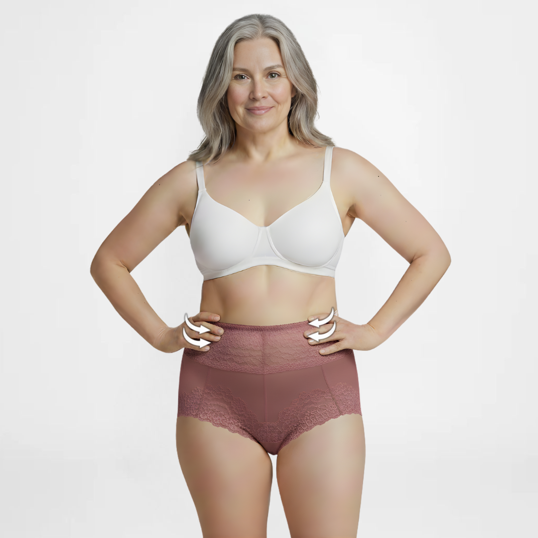 SlipEase™ | High-Waist sexy Spitzenunterwäsche | 5+5 GRATIS