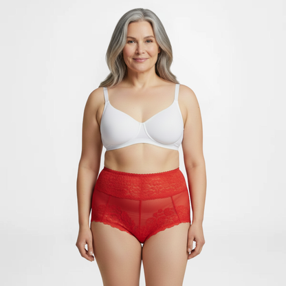 SlipEase™ | High-Waist sexy Spitzenunterwäsche | 5+5 GRATIS