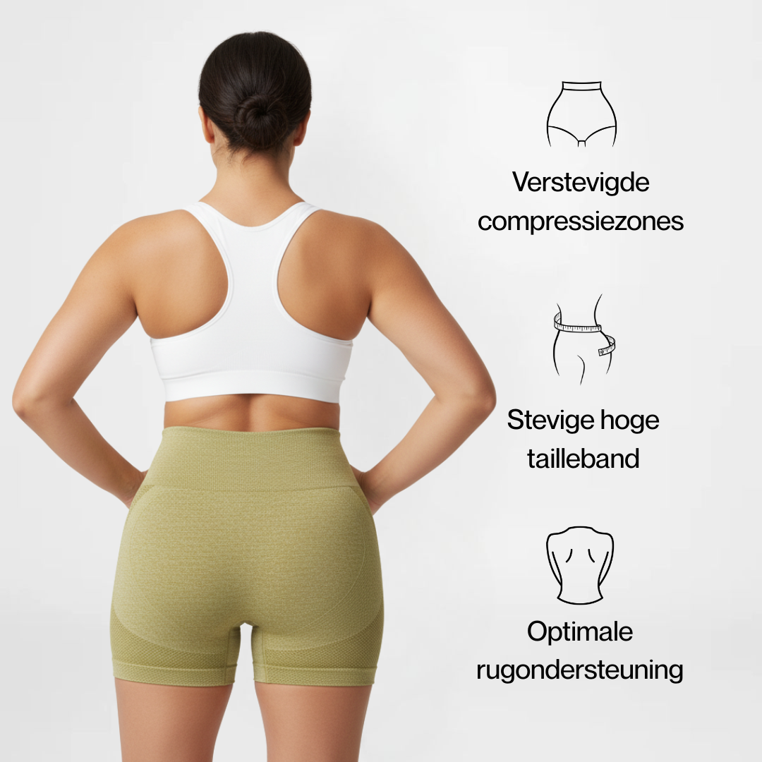 SportPro™ | Stylische High-Waist-Shorts | 1+1 GRATIS