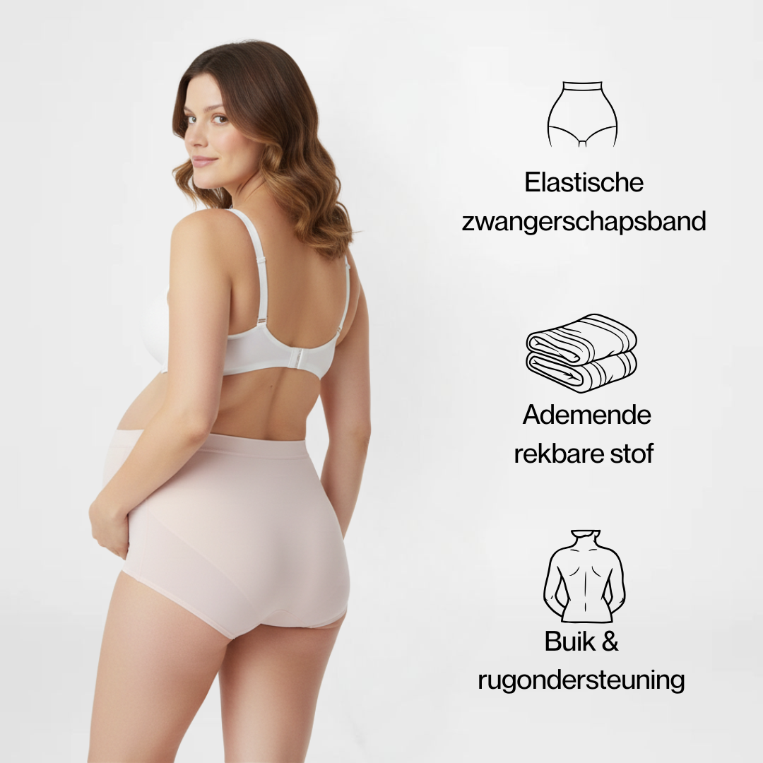 MamaPro™ | Atmungsaktive Schwangerschaftsunterwäsche mit hoher Taille | 2+1 GRATIS