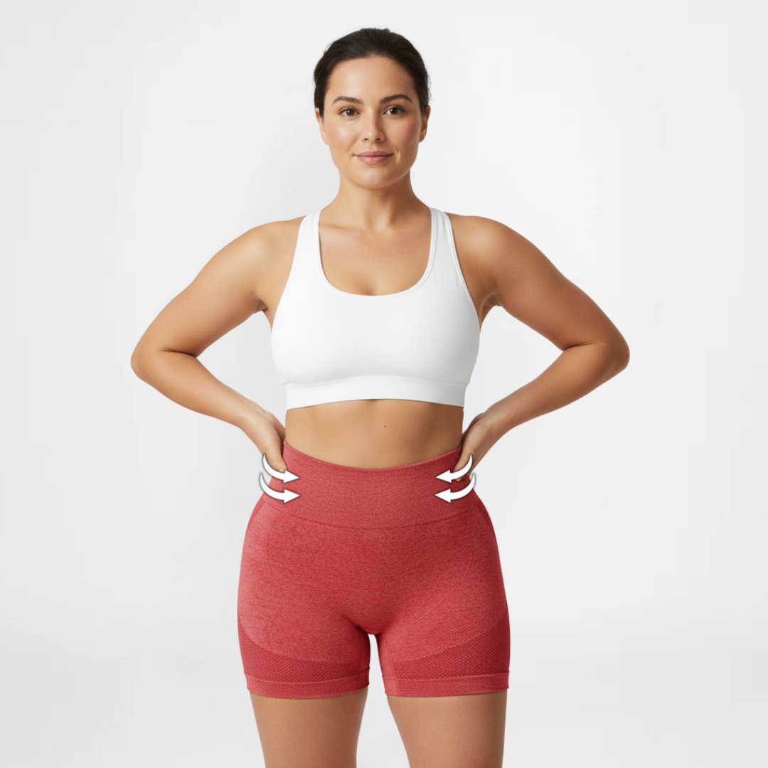 SportPro™ | Stylische High-Waist-Shorts | 1+1 GRATIS