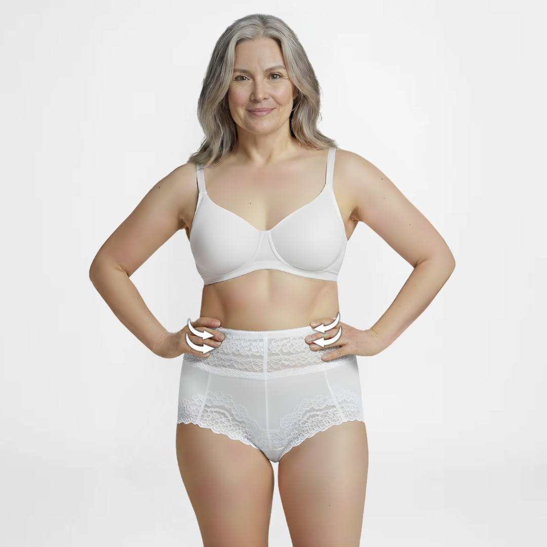SlipEase™ | High-Waist sexy Spitzenunterwäsche | 5+5 GRATIS